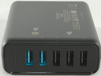 Test/review of Anker PowerPort Speed 5 2xQC3 A2054 - USB Power